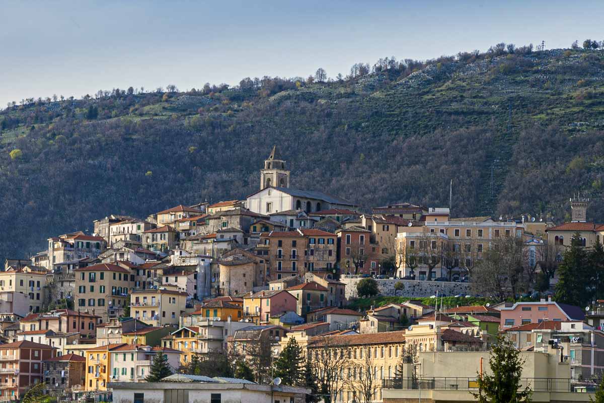 Veduta del centro storico di Fiuggi